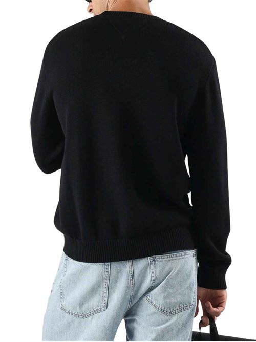 Maglioncino in cotone con logo Tommy Jeans | DM0DM23413BDS